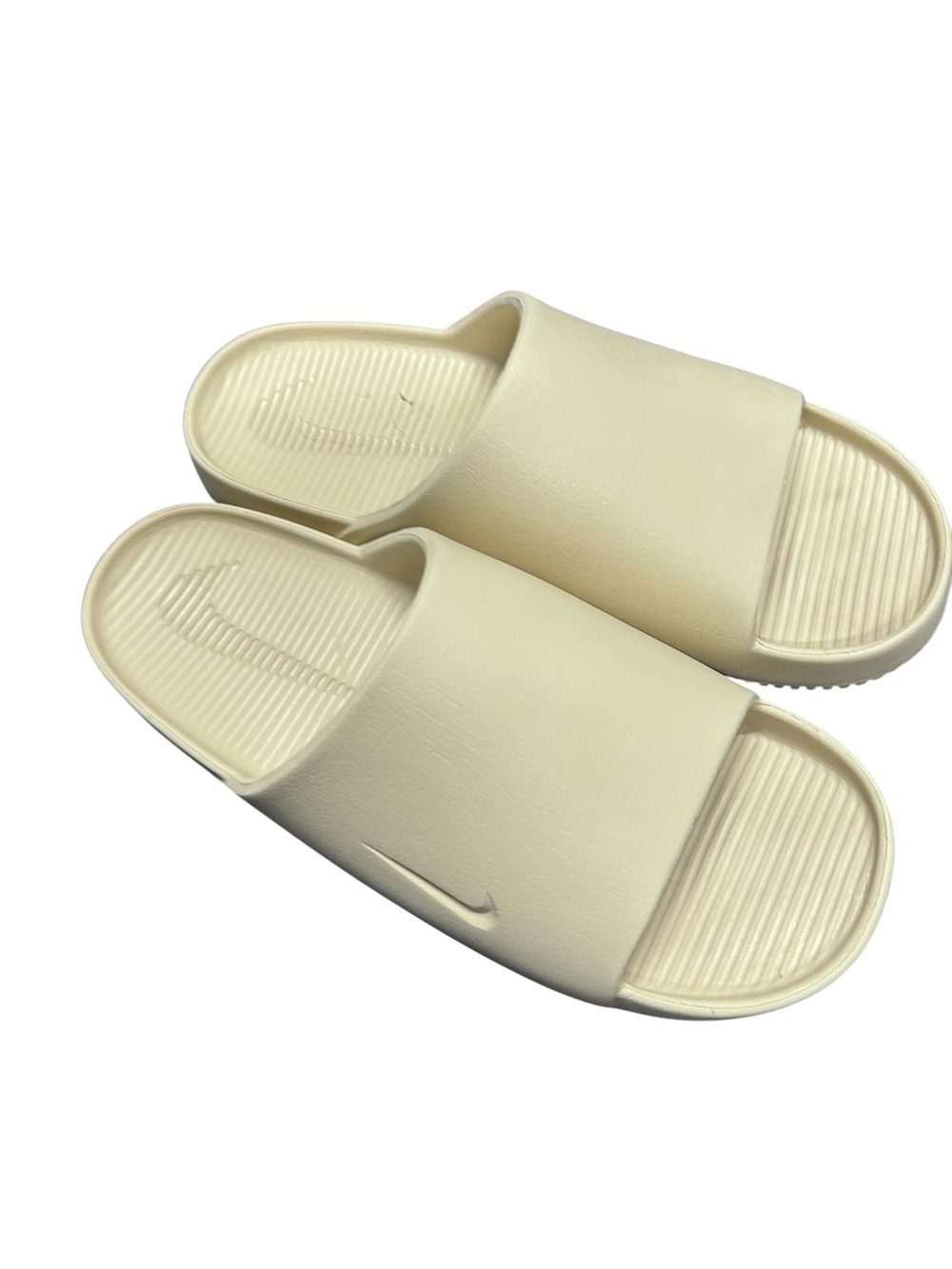 Nike Men's Calm Slides, Khaki/Khaki, 10
